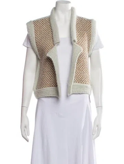 Pre-owned Forte Forte Wool Patterned Sweater In Neutrals