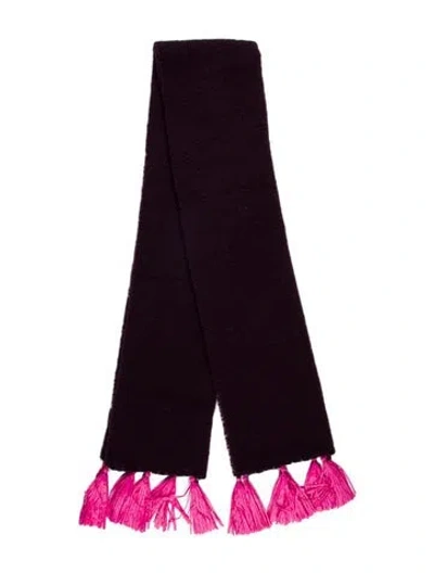 Pre-owned Forte Forte Wool Scarf W/ Tags In Purple