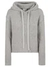 Forte Forte Forte_forte Hooded Wool Sweatshirt In Pearl