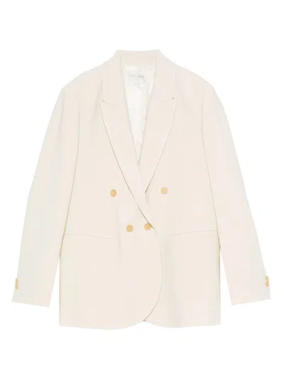 Forte Forte Wool Viscose Twill Regular Jacket In Multi