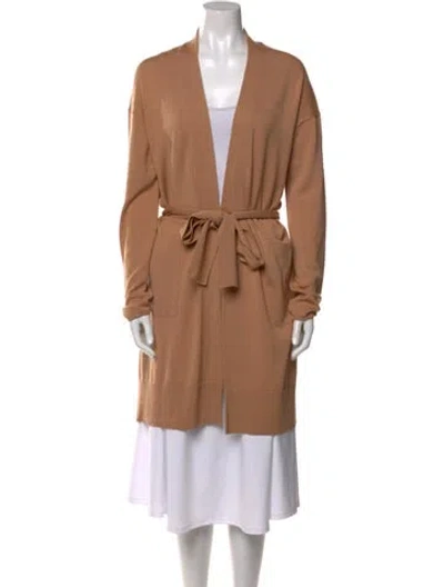 Pre-owned Forte Forte Wool V-neck Sweater In Neutral