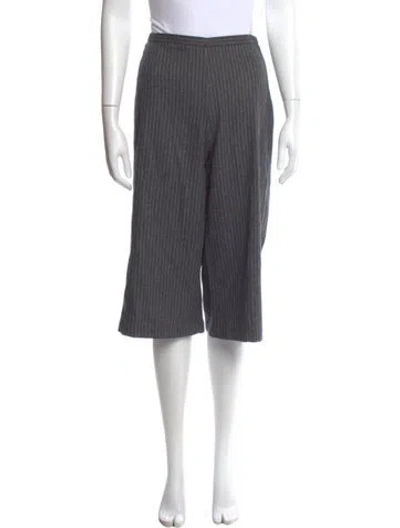 Pre-owned Forte Forte Wool Wide Leg Pants In Gray