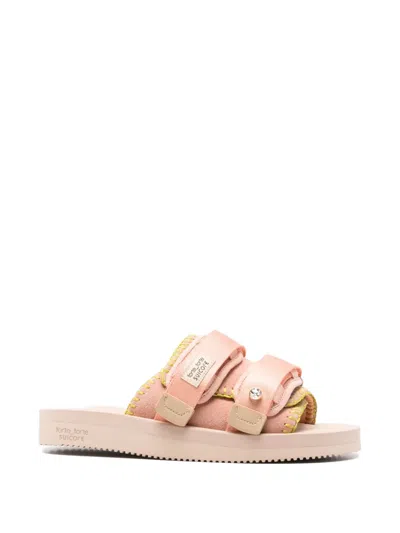 Forte Forte X Suicoie Strap Sandals In Pink