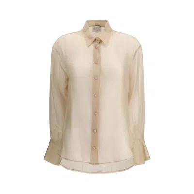 Forte Organza Women's Shirt In Neutral