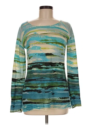 Pre-owned Forte Pullover Sweater In Teal