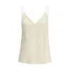 Forte Satin Women's Top In White