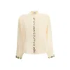 Forte Silk Women's Blouse In Neutral