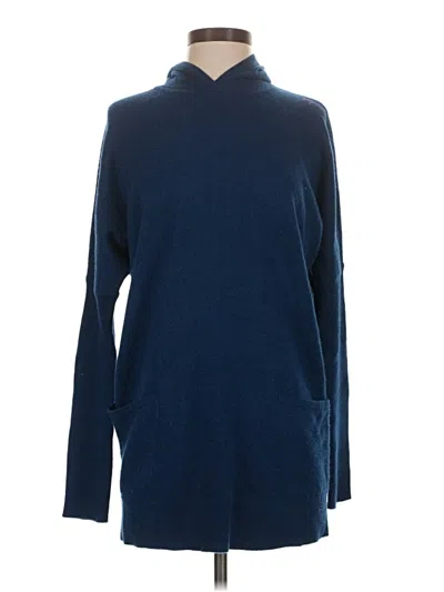 Pre-owned Forte Turtleneck Sweater In Blue