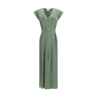 Forte Viscose Casual Women's Dress In Green