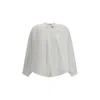 Forte Voile Shirt With Women's Embroidery In White
