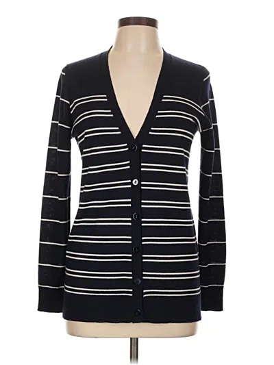 Pre-owned Forte Wool Cardigan Sweater In Blue