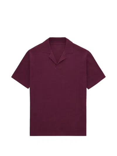 Fortela Adrien Cotton-knit T-shirt In Purple
