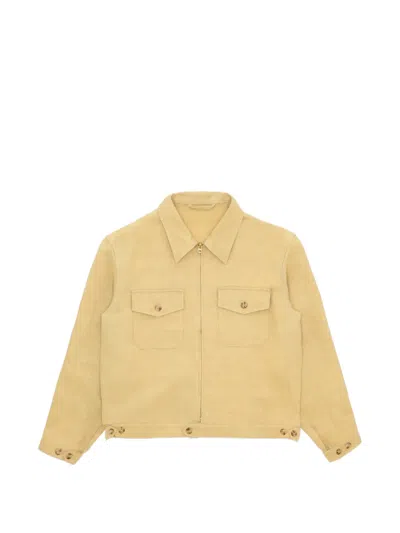 Fortela Albert Linen Jacket In Yellow