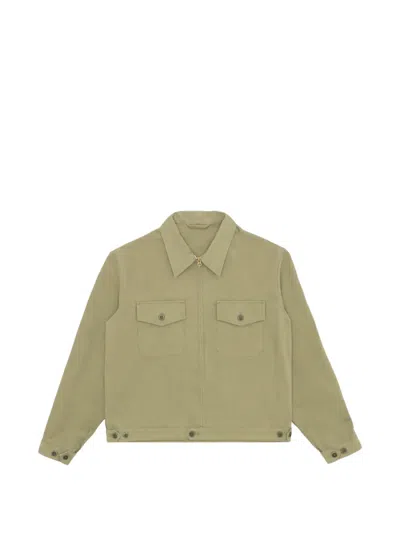 Fortela Albert Zip-up Jacket In Green