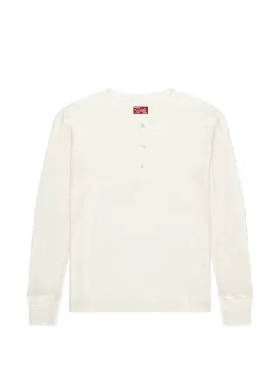 Fortela Amish Waffle-knit T-shirt In White