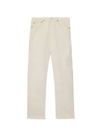 Fortela Barney Wide-leg Jeans In Neutral