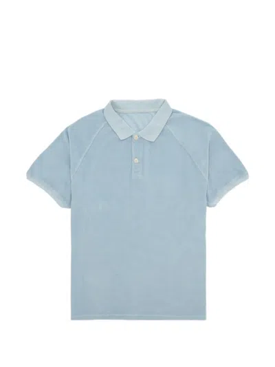 Fortela Brody Buttoned Polo Shirt In Blue