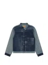 Fortela Buddypatch Patchwork Denim Jacket In Blue