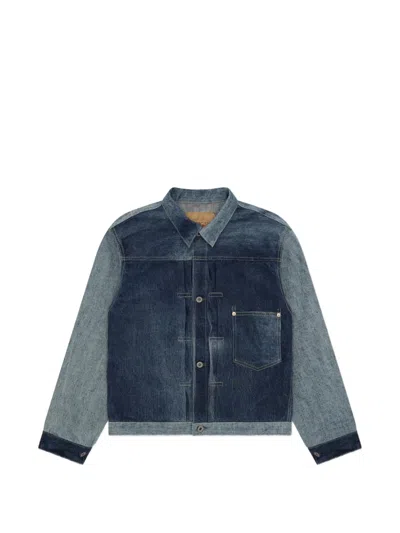Fortela Buddypatch Patchwork Denim Jacket In Blue