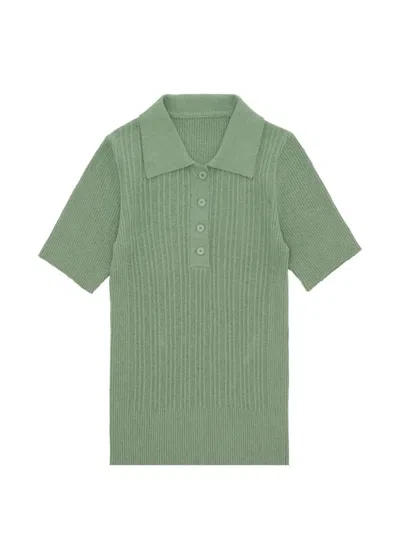 Fortela Camille Terry Polo Shirt In Multi