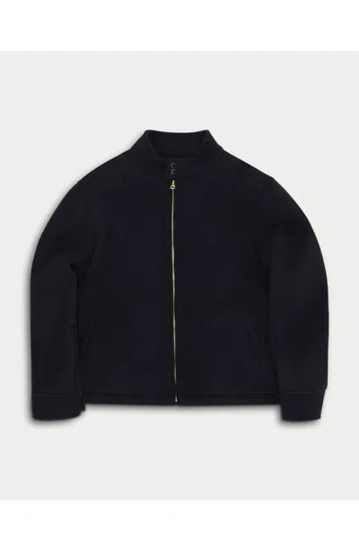 Fortela Canyon Patch Wool Jacket In Blue
