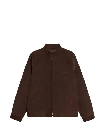 Fortela Carol Corduroy Zip-up Jacket In Brown