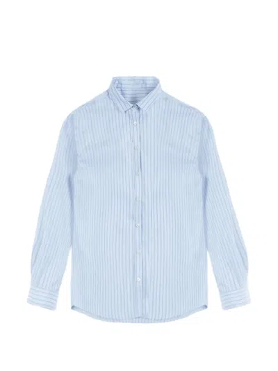 Fortela Catherine Striped Shirt In Blue