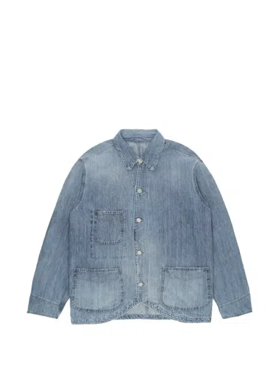 Fortela Chest-pocket Denim Jacket In Blue