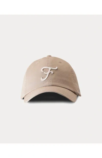 Fortela Chino Cotton Cap In Neutral