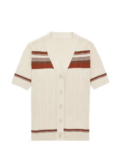 Fortela Clarisse Striped Cardigan In Multi