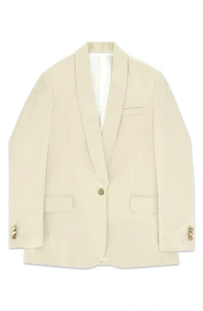 Fortela Classic Navajo Crochet Blazer In Neutral