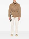 Fortela Safari Jacket In Brown