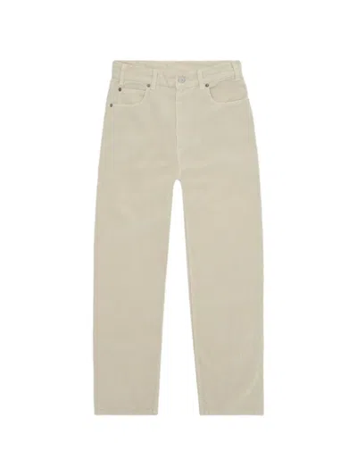 Fortela Corduroy Five-pocket Trousers In Neutral