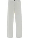Fortela Man Pants Ivory Size 44 Cotton In 白色