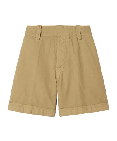 Fortela Jariah Cotton Shorts In Brown