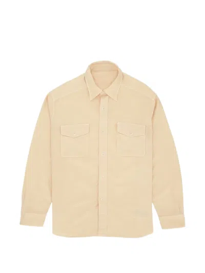 Fortela Cpo Twill Chest-pocket Shirt In Neutral