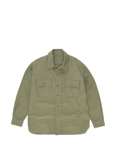 Fortela Cpo2.0 Cotton Shirt Jacket In Green