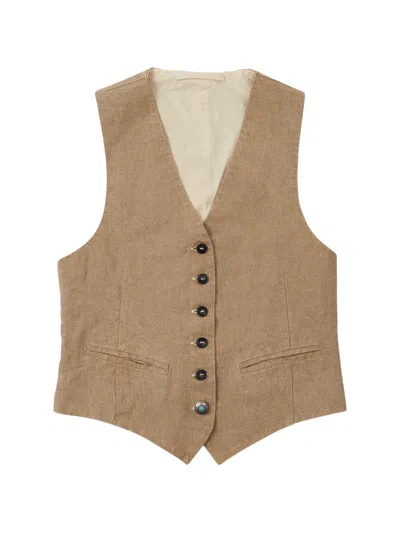 Fortela Debby Waistcoat In Brown
