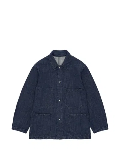 Fortela Blake Indigo Rinse Denim Jacket In Blue