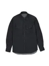 Fortela Denim Texan Shirt In Black