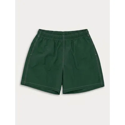 Fortela Doyle Nylon Swim Shorts In Military Green