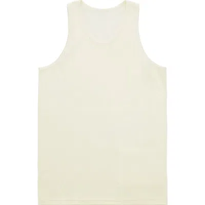 Fortela Dylan Canottiera Ribbed Tank Top In White