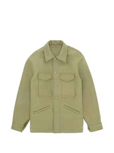 Fortela Edward Shirt Jacket In Green