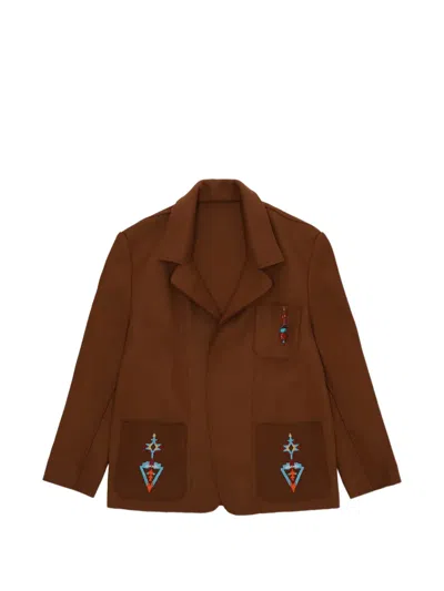 Fortela Fable Blazer In Brown