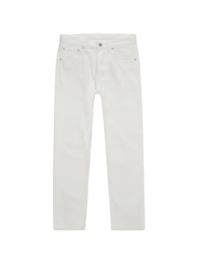 Fortela Five Pocket Corduroy Trousers In White