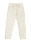 Fortela Five-pocket Denim Pants With Refined Fit In Neutral