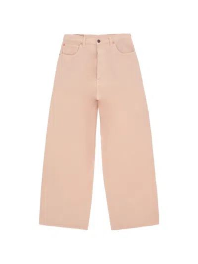 Fortela Five-pocket Trousers In Pink