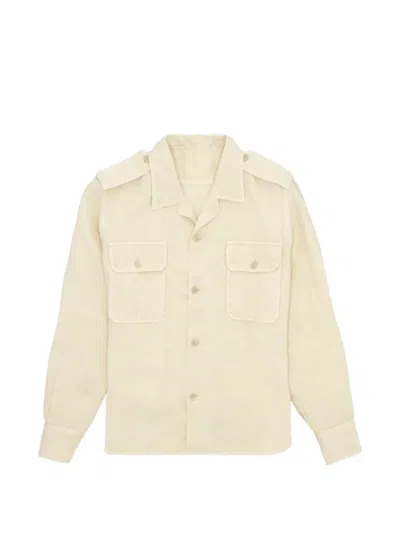 Fortela Flap-pocket Shirt In Neutral
