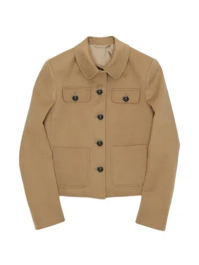 Fortela Fortune Cropped Jacket In Neutral