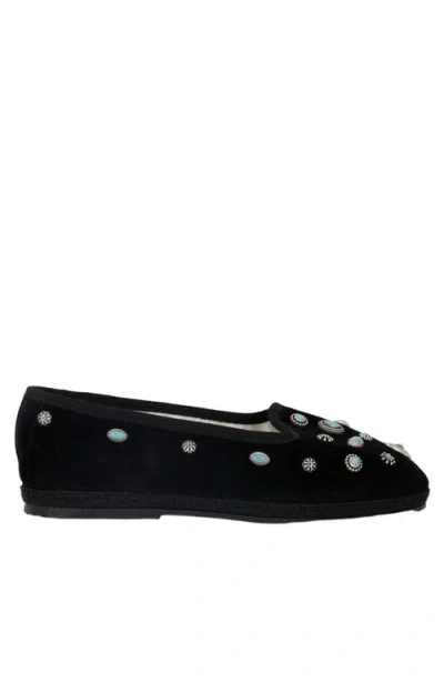 Fortela Frutate Friulane Suede Leather Studs In Multi